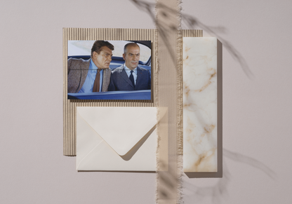 Photo Jean Marais & Louis de Funès – Fantômas 1964 – Scène Culte Cinéma - 15x20