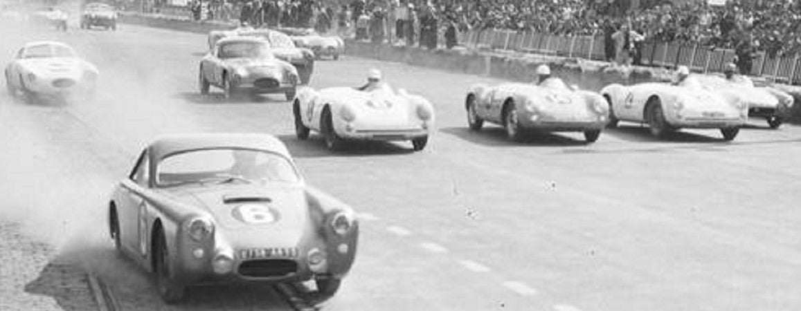 Photo Grand Prix Automobile de Bordeaux 1955 – Course Urbaine – Vintage – 15×20