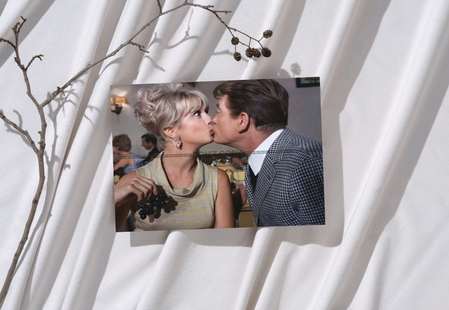Photo Mylène Demongeot & Jean Marais – Fantômas (1964) – Cinéma Vintage – 15×20