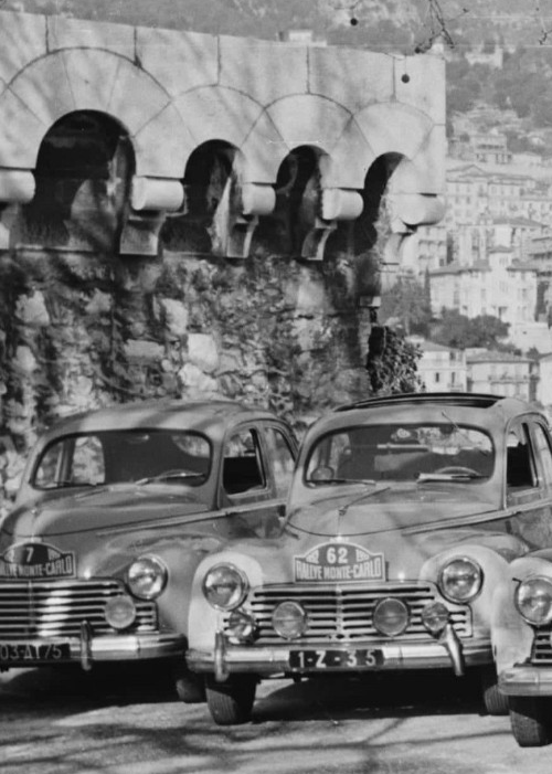 Photo Peugeot 203 – Rallye Monte-Carlo (1952) – Automobile Historique – 15×20
