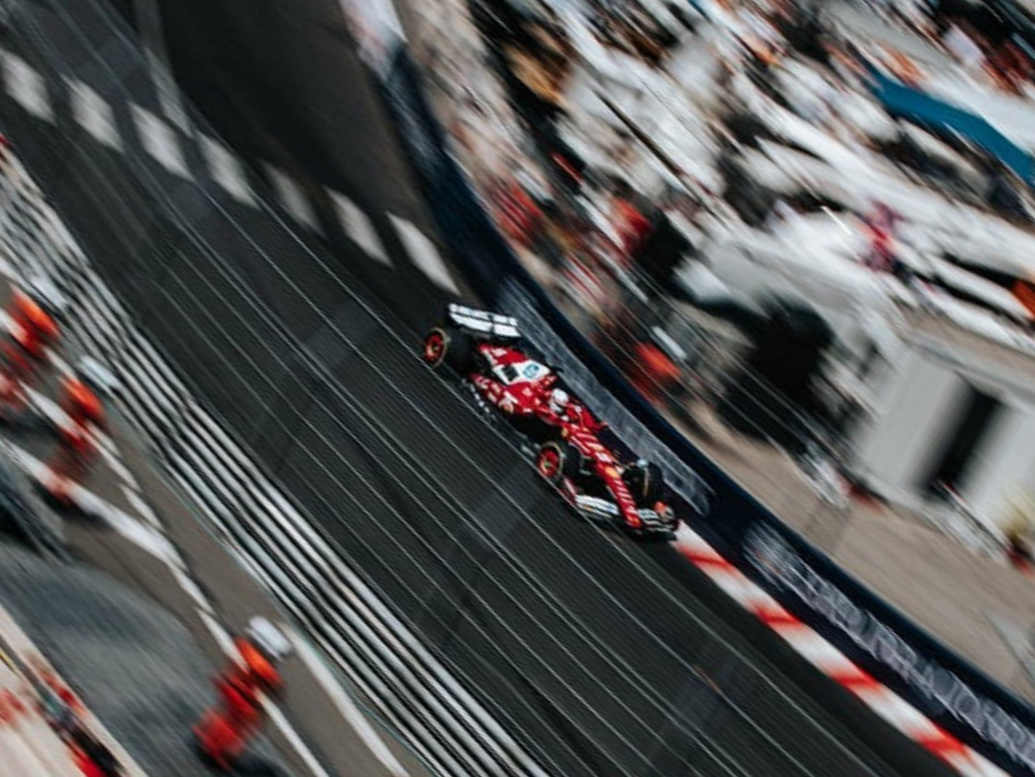 Photo Charles Leclerc – Ferrari F1 – GP de Monaco – Course du dimanche – 15x20
