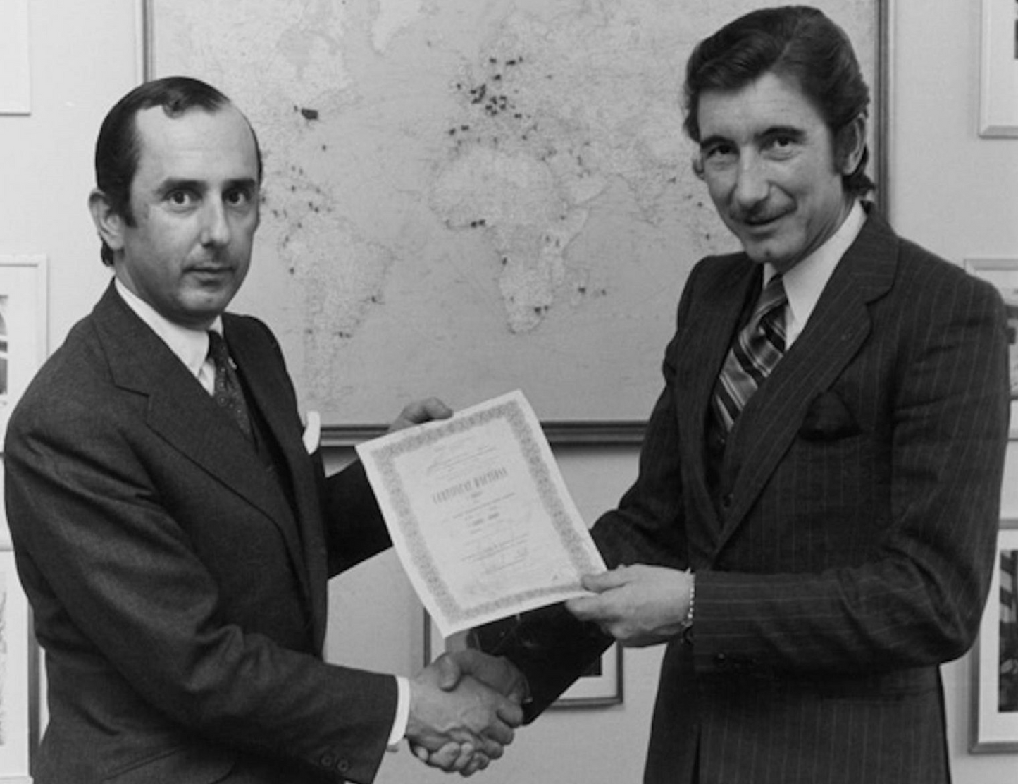 Photo Jo Siffert & Jack Heuer – Motorsport & Horlogerie – (Années 60-70) – 15×20