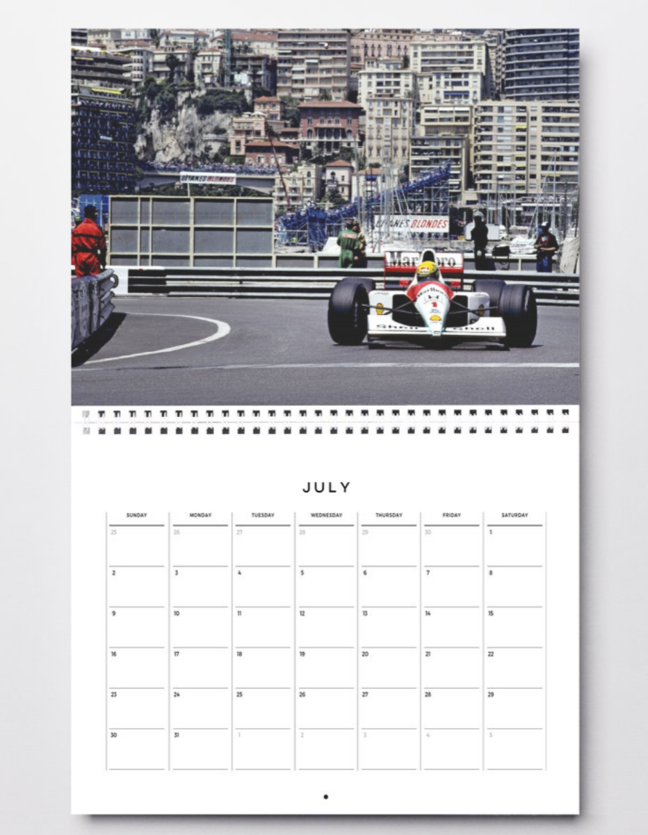 Photo Ayrton Senna – McLaren Honda – GP de Monaco 1991 – F1 Légende – 15×20