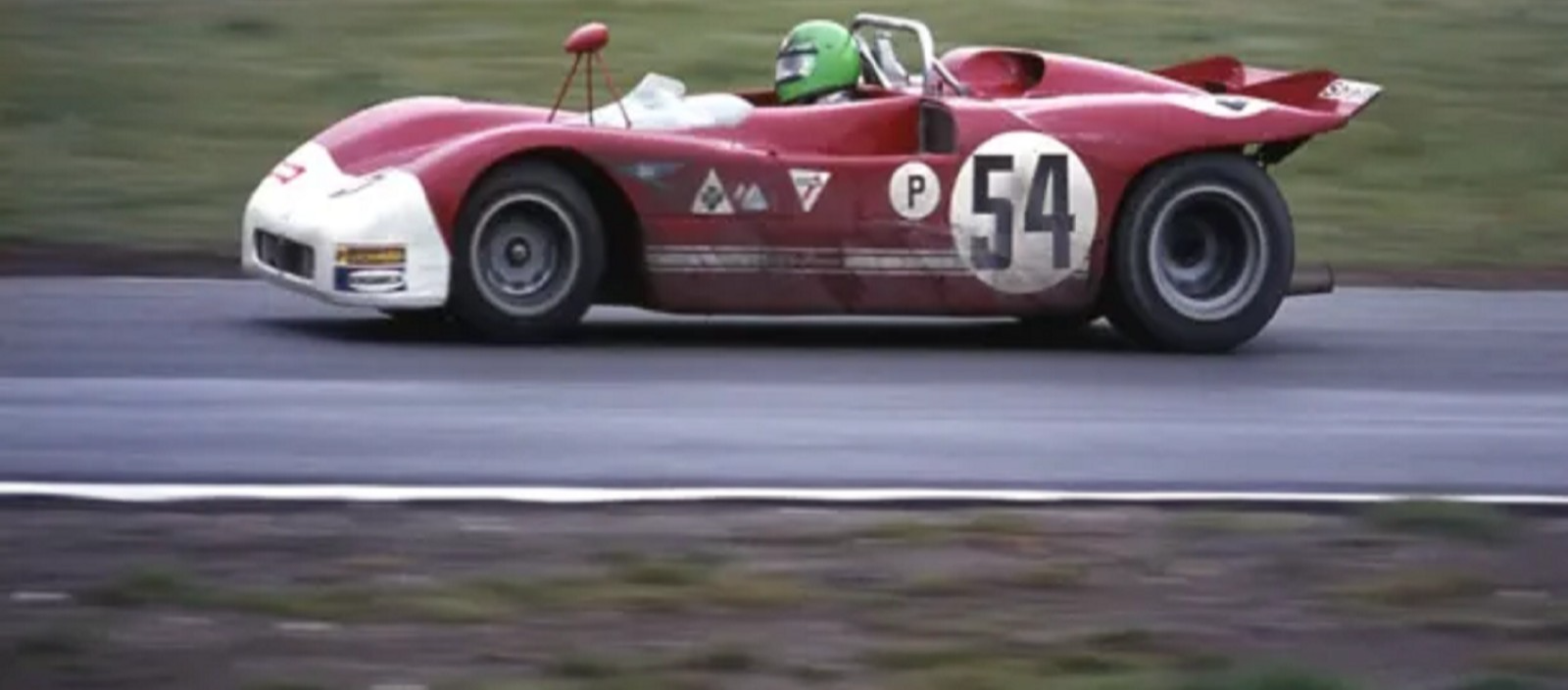 Photo H. Pescarolo – Alfa Romeo T33/3 – BOAC 1000 km Brands Hatch (1971) – 15×20
