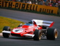 Photo Jacky Ickx – Grand Prix d’Allemagne (1972) – Ferrari n°4 en action – 15×20