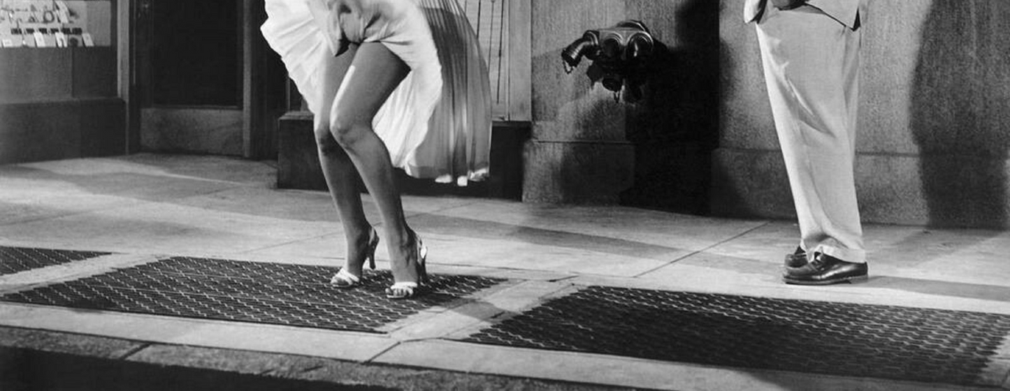 Photo Marilyn Monroe – Sept Ans de Réflexion (1955) – Scène Robe Blanche – 15x20