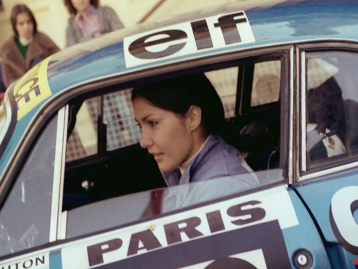 Photo Michèle Mouton – Alpine A110 1600 S Auto – Rallye Monte-Carlo 1976 – 15x20
