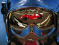 Photo Rubens Barrichello – Ferrari en Miroir - Vue à travers un Casque – 15×20