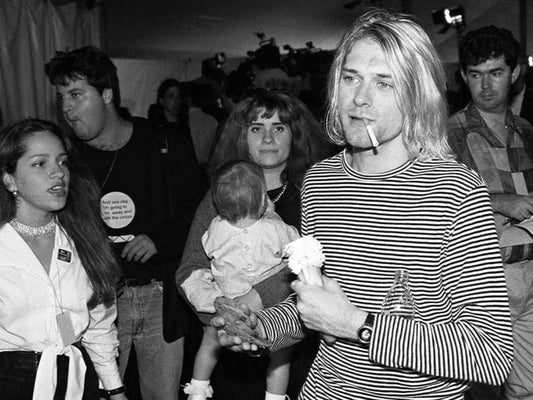 Photo Kurt Cobain - MTV Video Music Awards (VMAs) à Los Angeles, 1993 - 15 x 20