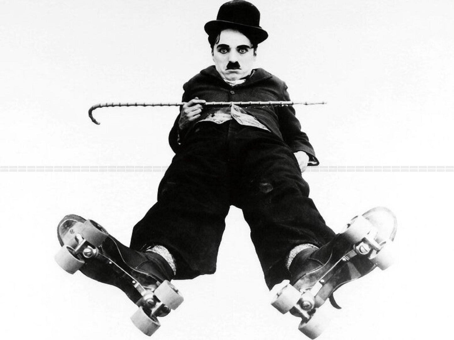 Photo Charlie Chaplin - Noir et blanc - 15x20