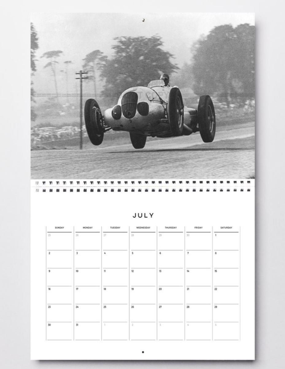 Photo Manfred von Brauchitsch – GP de Donington (1937) – Flèche d’Argent – 15×20