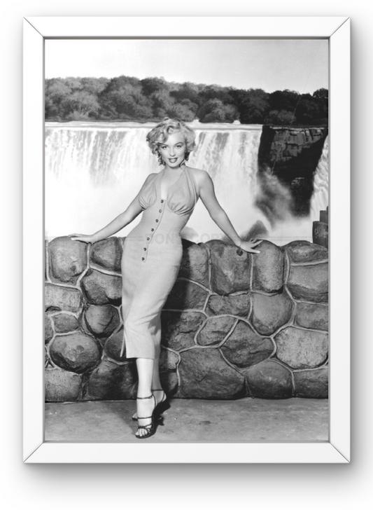 Photo Encadrée Marilyn Monroe - Niagara (1953) - Noir et blanc - Cadre - 15x20