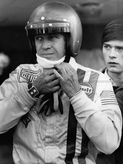 Photo Steve McQueen - Le Mans (1971) - Noir et blanc - 15×20