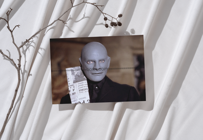 Photo Jean Marais – Fantômas 1964 – Visage Masqué Iconique – Scène Culte – 15×20