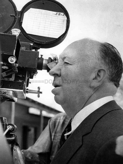 Photo Alfred Hitchcock - Noir et blanc - 15x20