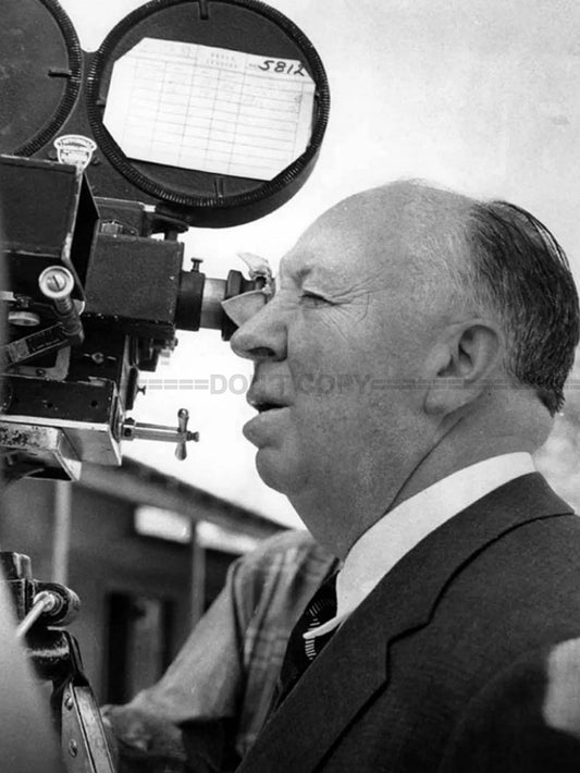 Photo Alfred Hitchcock - Noir et blanc - 15x20