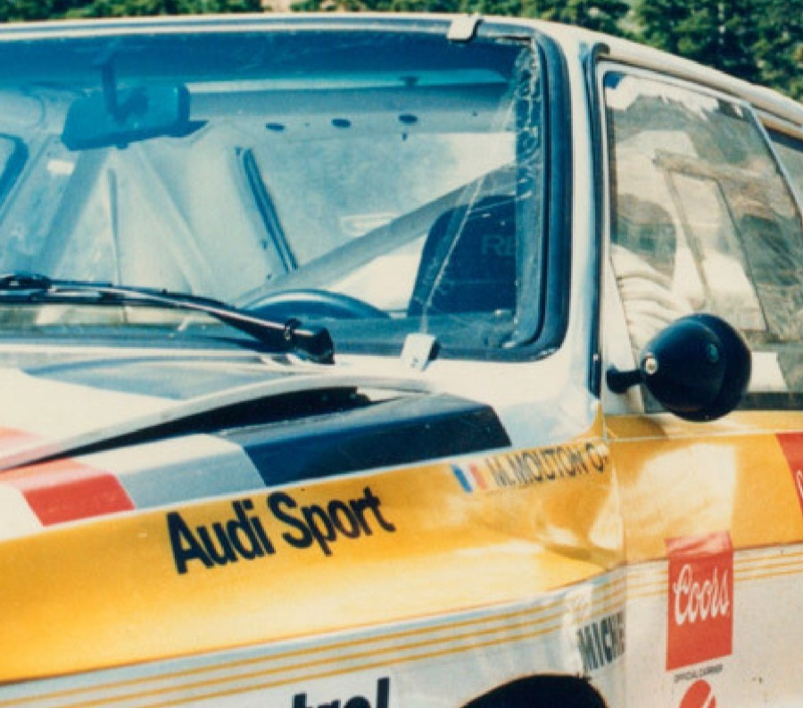 Photo Encadrée Michèle Mouton – Audi Sport Quattro S1 – Pikes Peak 1985 – 15×20