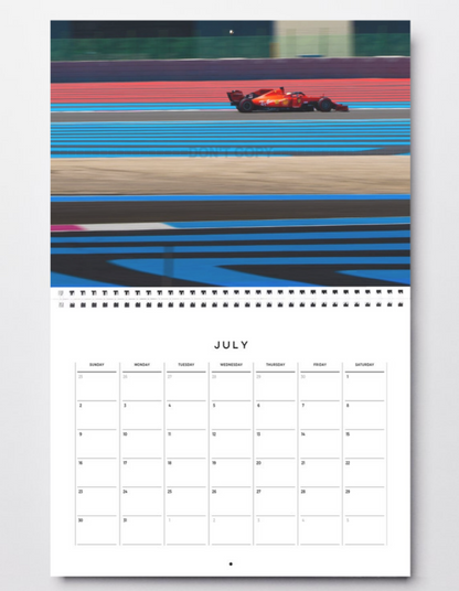 Photo Sebastian Vettel – Grand Prix de France 2019 – Circuit Paul Ricard – 15×20