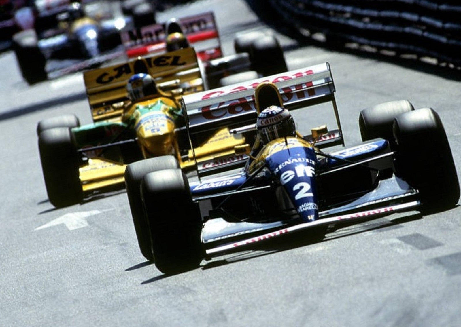 Photo Alain Prost, Michael Schumacher, Ayrton Senna – Trio légendaire F1 – 15×20