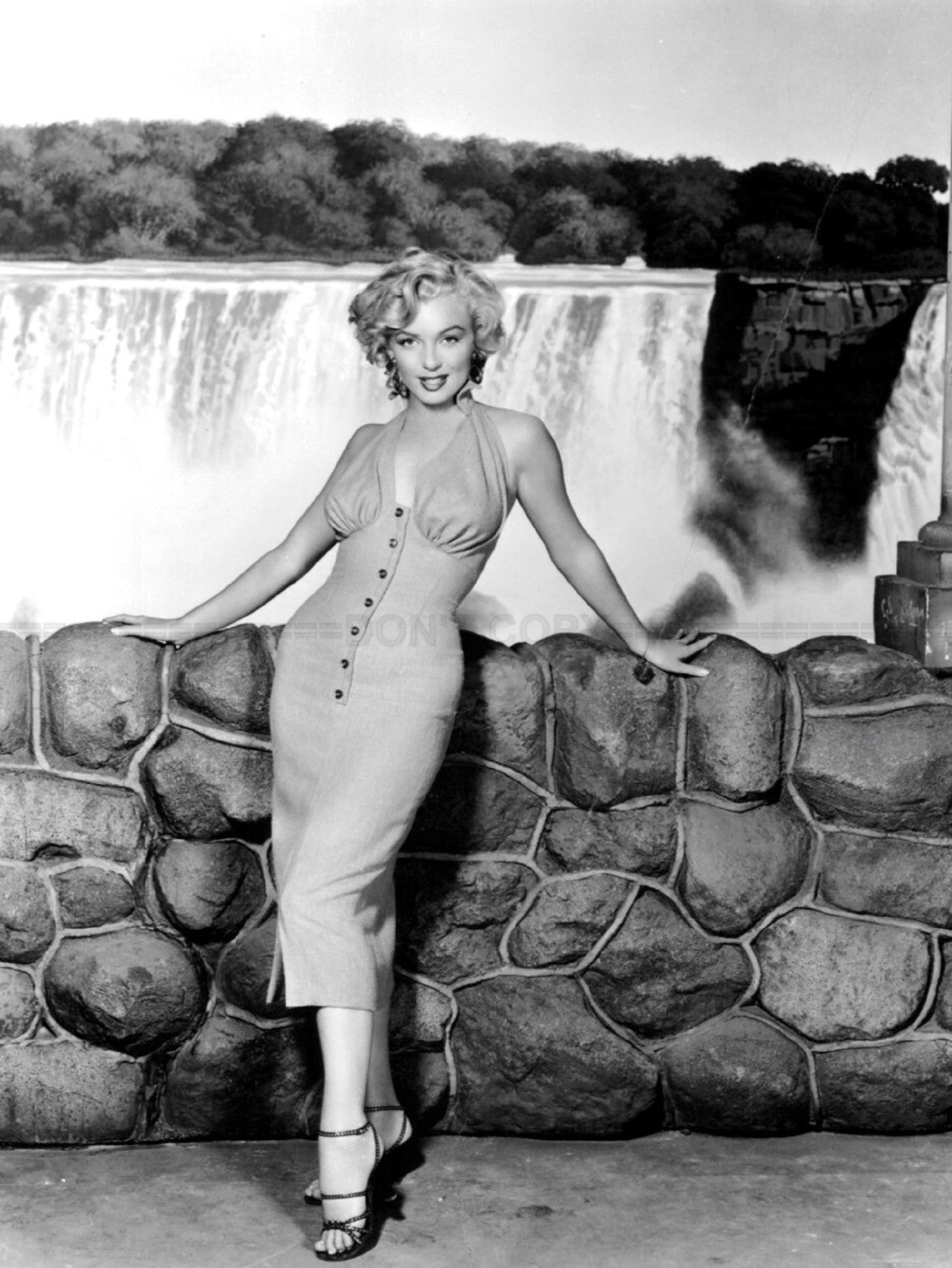Photo Marilyn Monroe - Niagara (1953) - Noir et blanc - 15x20