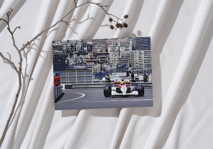 Photo Ayrton Senna – McLaren Honda – GP de Monaco 1991 – F1 Légende – 15×20