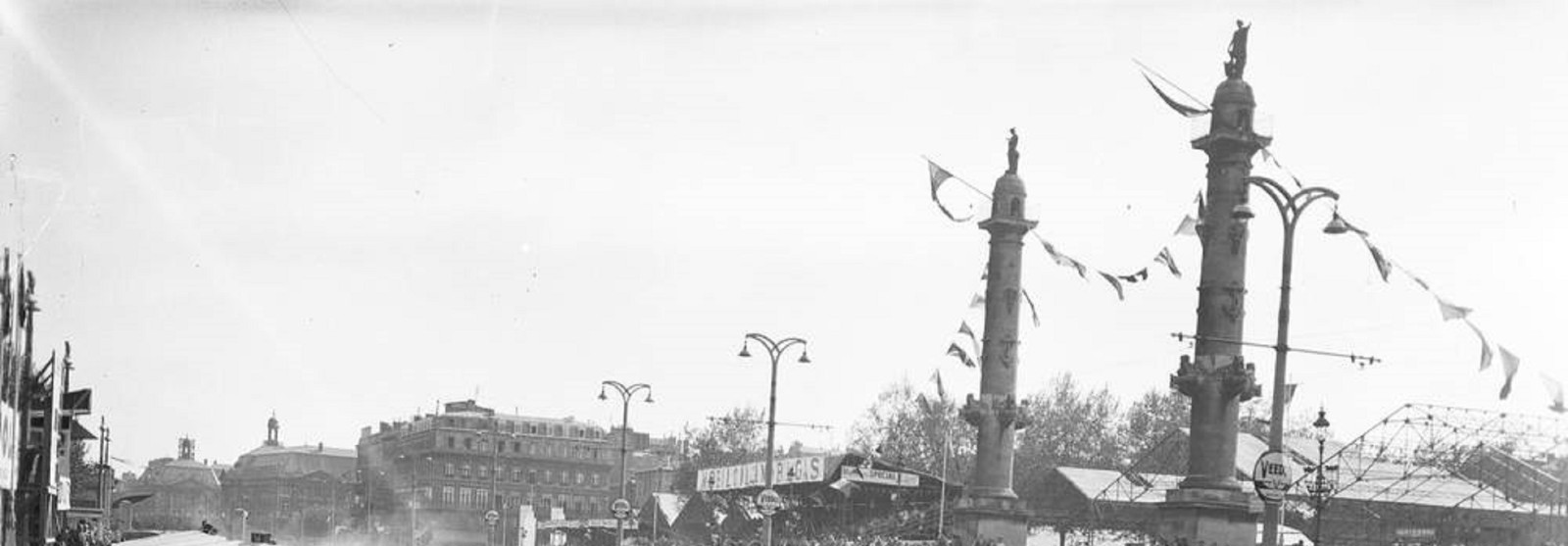 Photo Grand Prix Automobile de Bordeaux 1955 – Course Urbaine – Vintage – 15×20