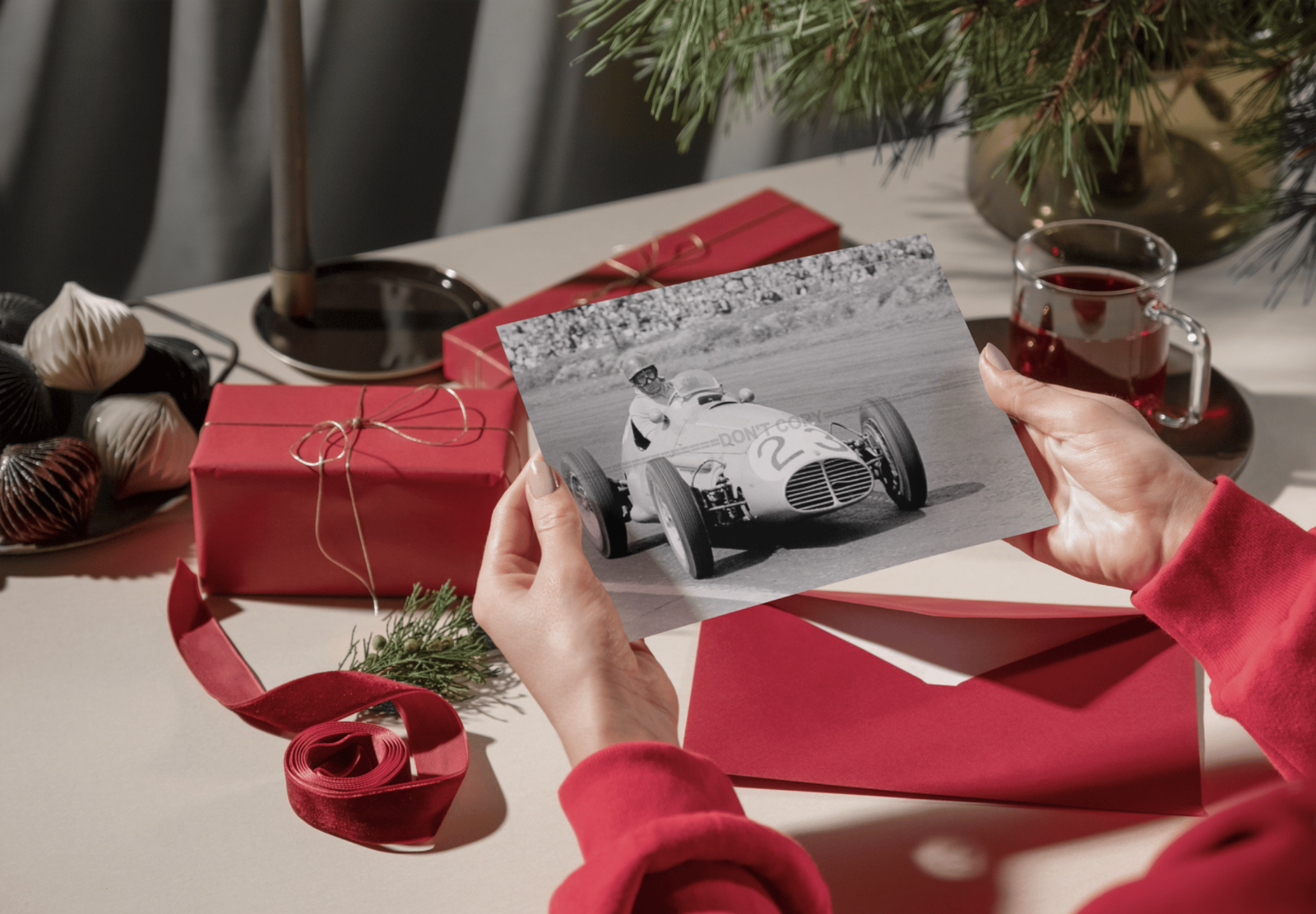 Photo Juan Manuel Fangio – Icône GP Formule 1 – Saison 1953 – Monoplace – 15×20
