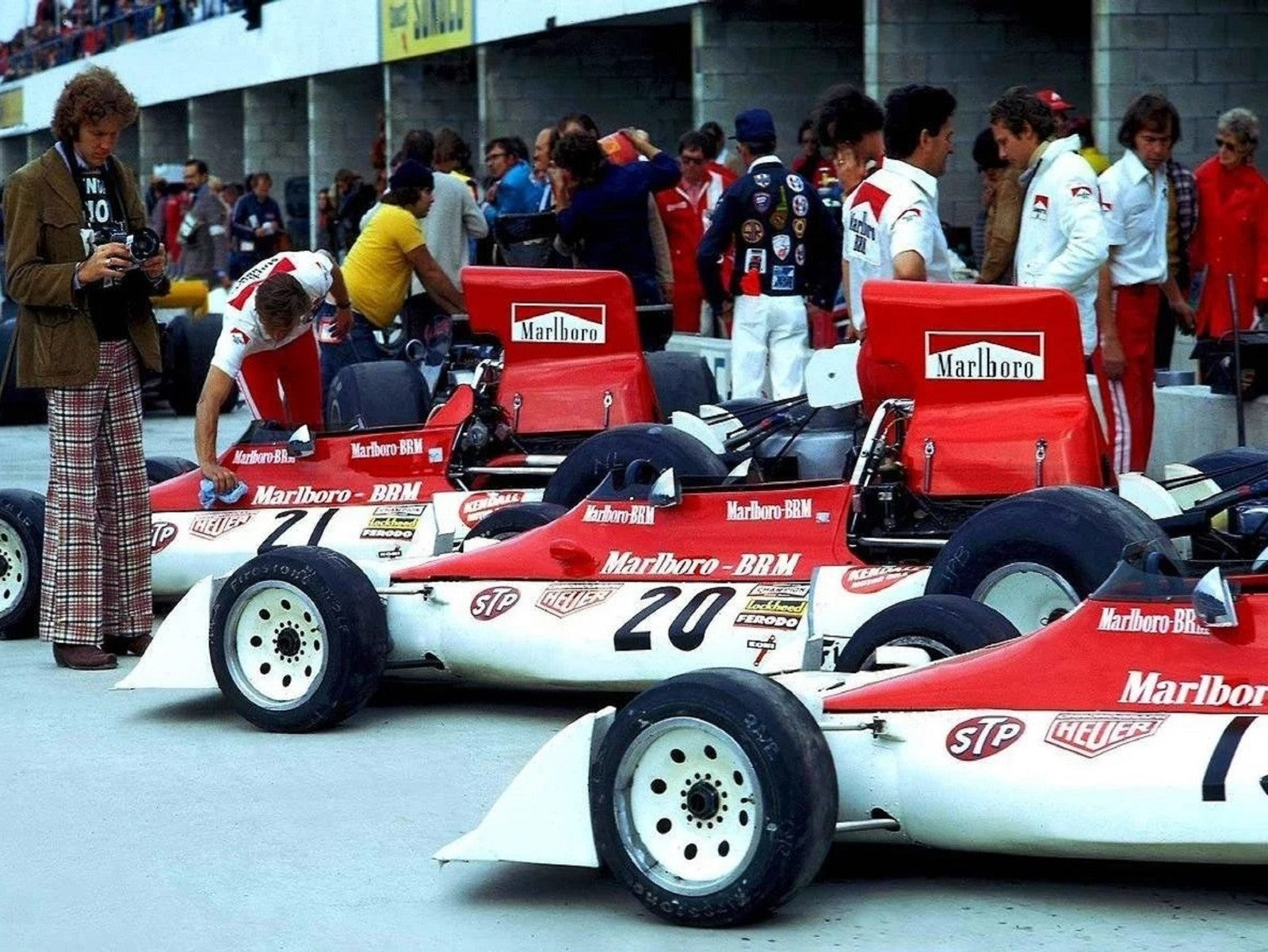 Photo Équipe BRM Marlboro - Watkins Glen International (1973) - 15x20