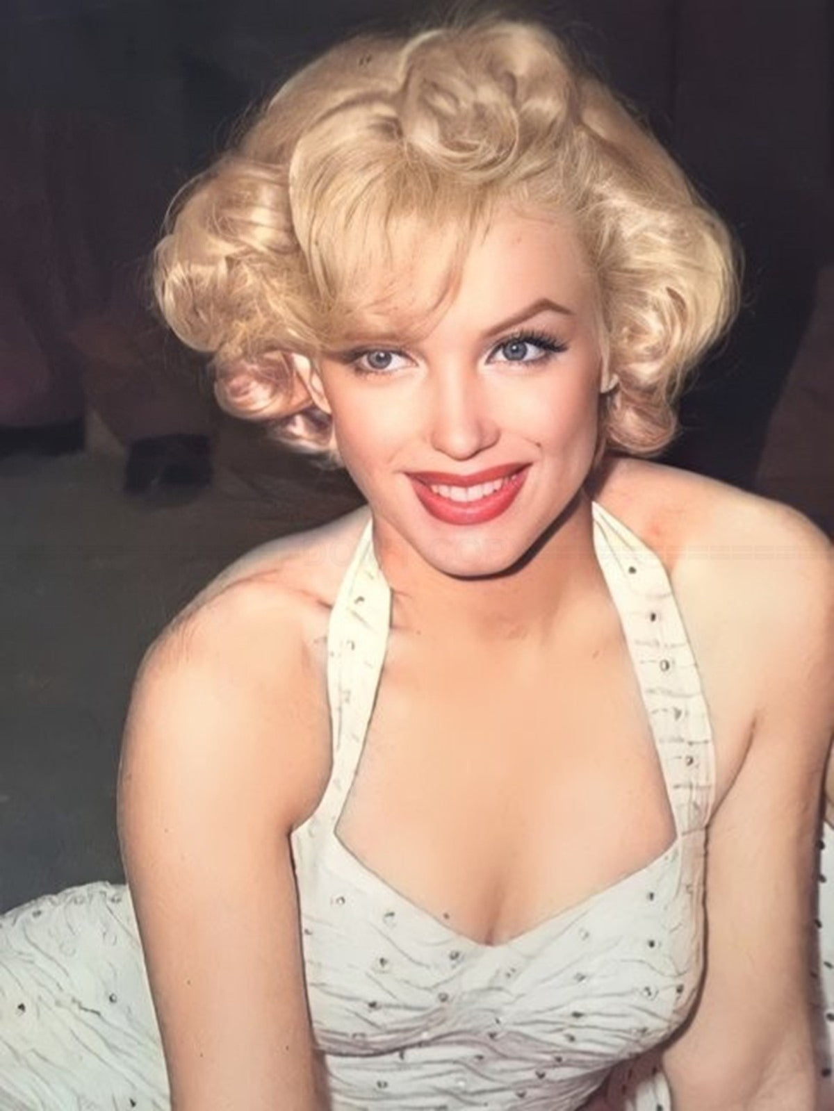 Photo Marilyn Monroe - Version recolorisée d'une photographie historique - 15x20