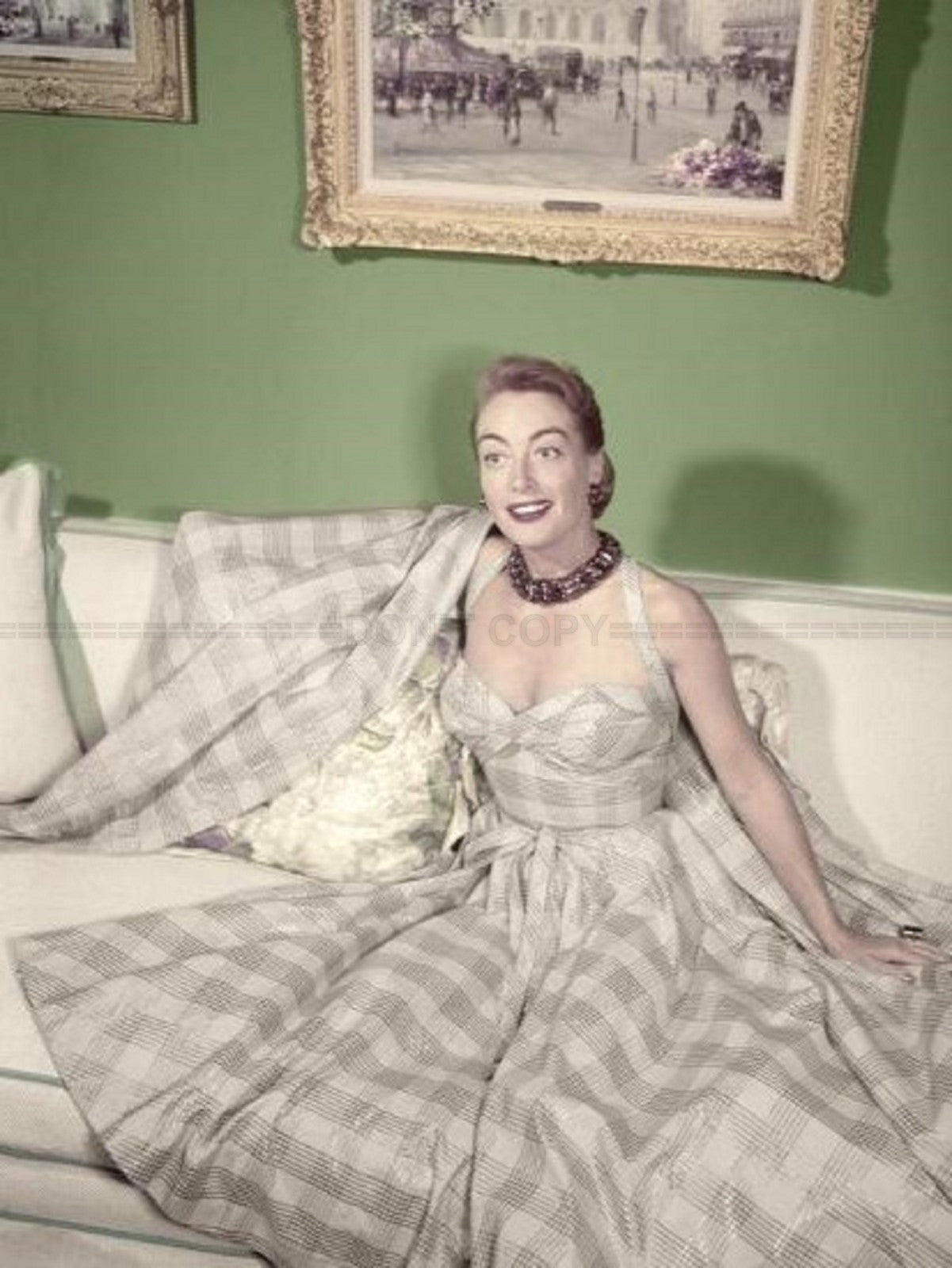 Photo Joan Crawford - Couleur - 15x20