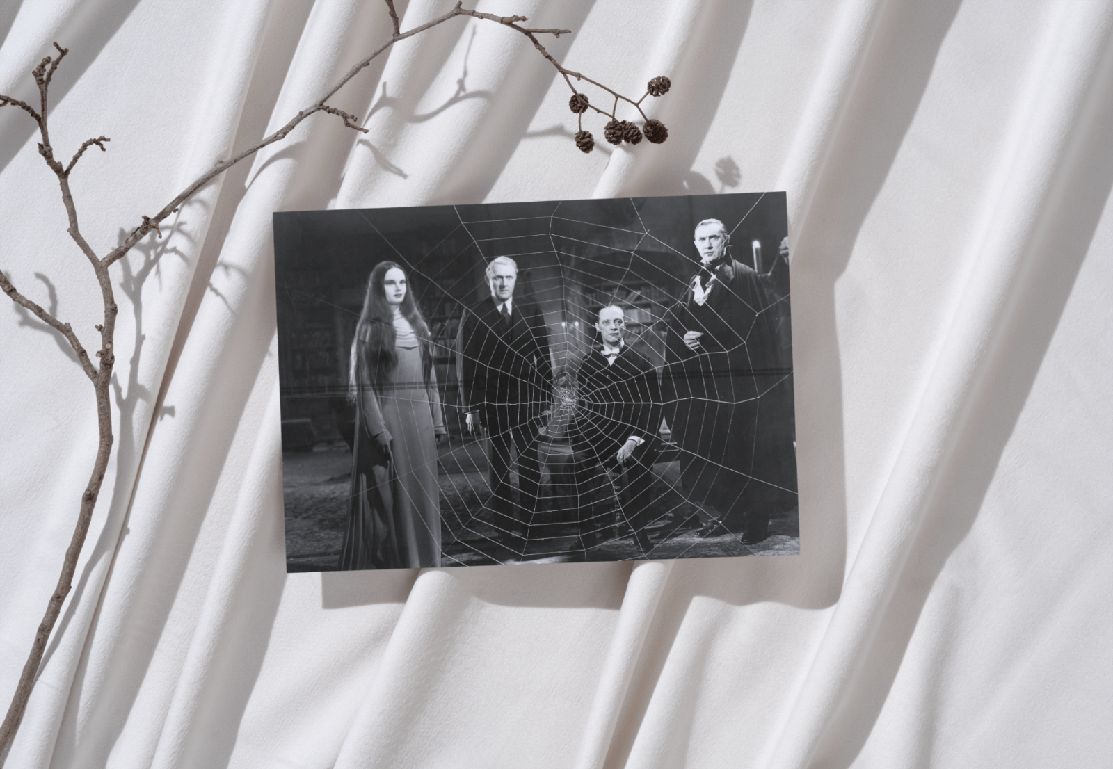 Photo Bela Lugosi – La Marque du Vampire (1935) – Scène Culte Horreur – 15×20