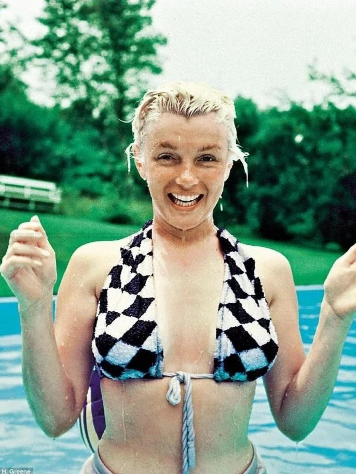 Photo Marilyn Monroe sans maquillage - Milton Green - Connecticut, 1955 - 15x20