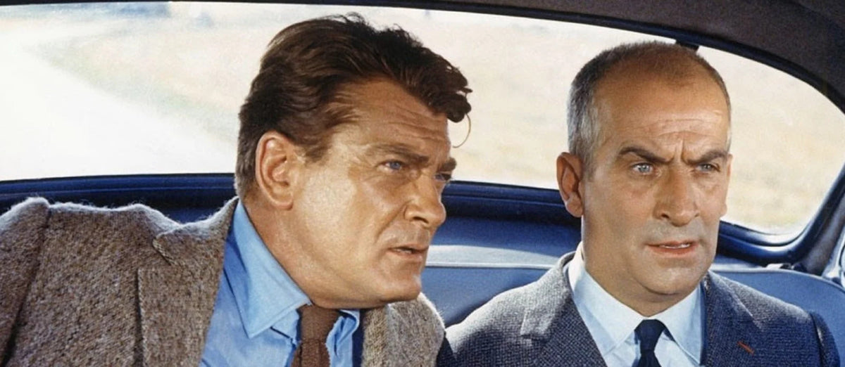 Photo Jean Marais & Louis de Funès – Fantômas 1964 – Scène Culte Cinéma - 15x20