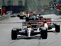 Photo Nigel Mansell devant Ayrton Senna et Alain Prost –  F1 Années 1980 – 15×20