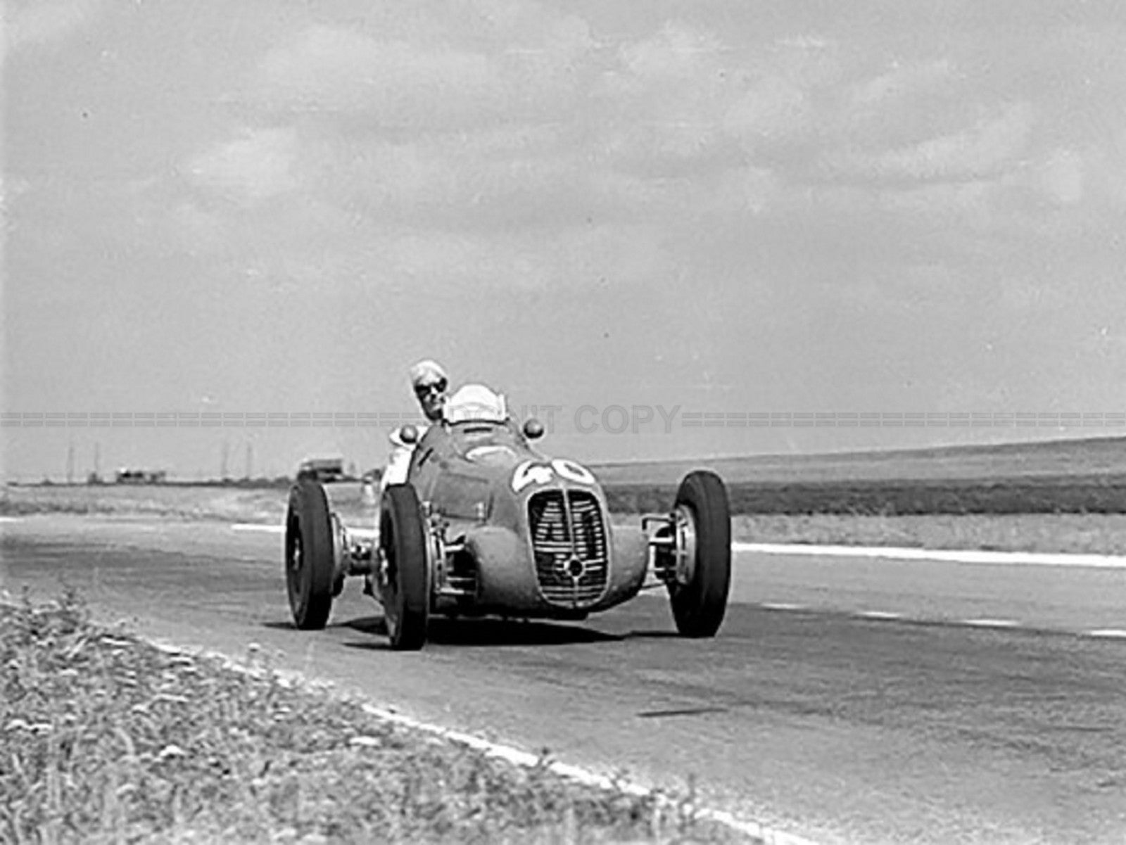 Photo Christian Kautz - Maserati 4CL - Grand Prix de Reims (1947) - 15x20