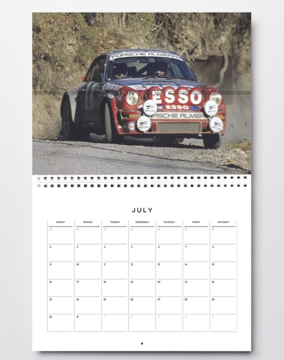 Photo J-L Therier & M. Vial – Porsche 911 SC – Rallye Monte-Carlo (1982) – 15×20