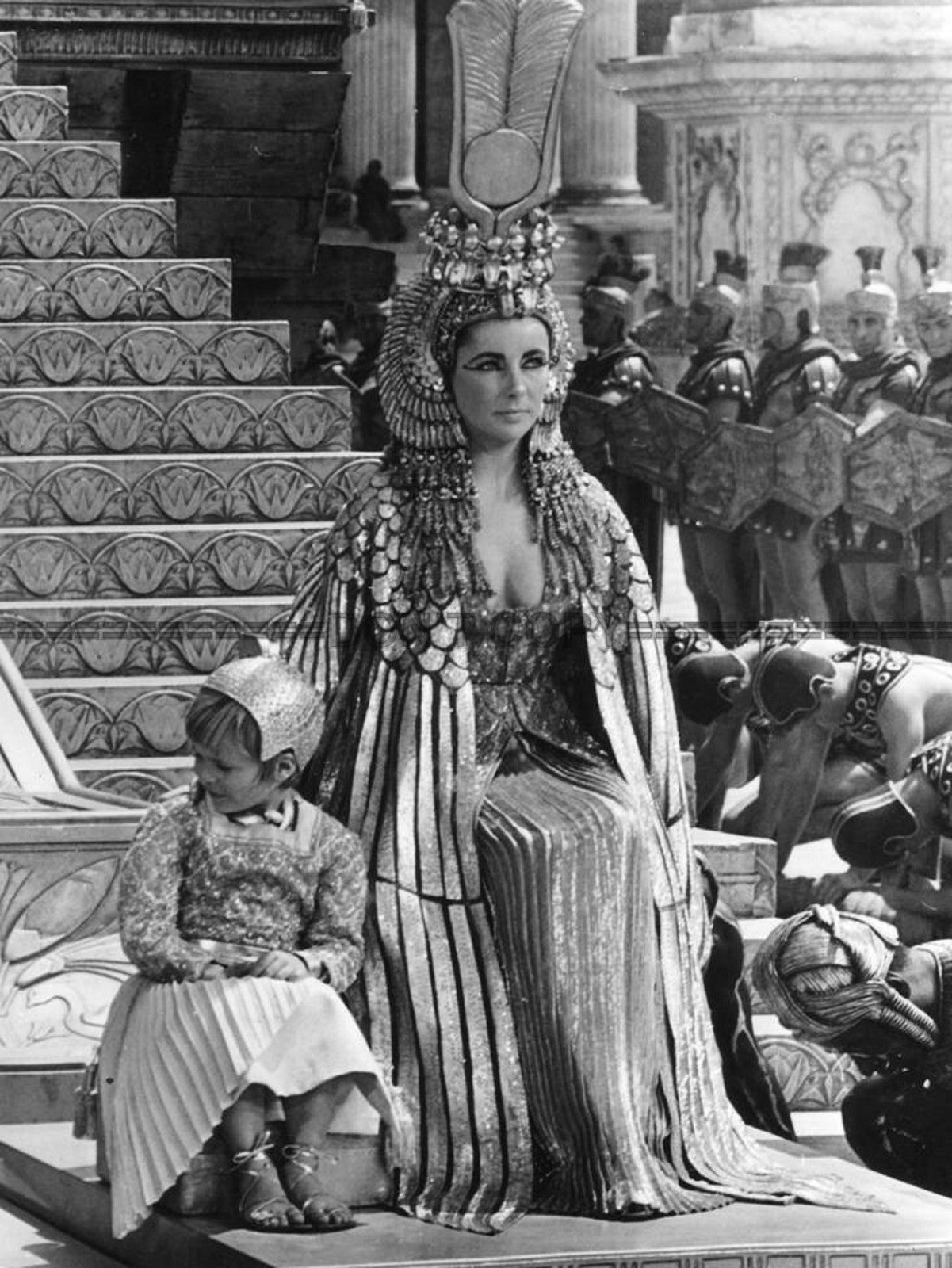 Photo Elizabeth Taylor - Cléopâtre, 1963 / 15x20