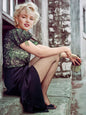 Photo Marilyn Monroe lors d'une séance photo avec Milton Greene en 1956 - 15x20