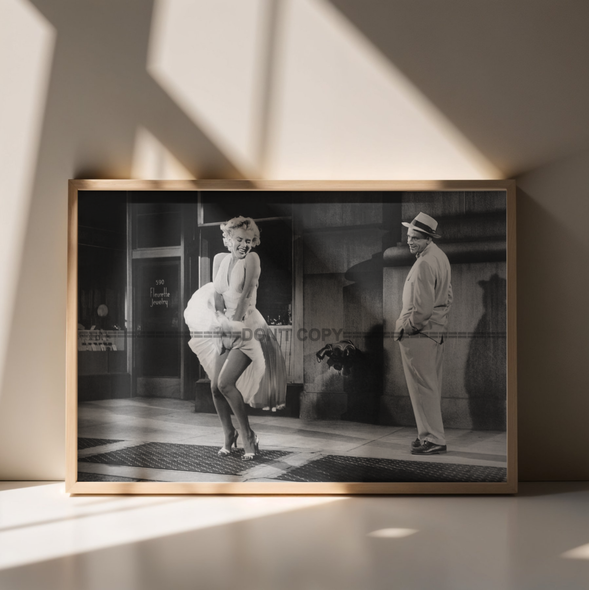 Photo Marilyn Monroe – Sept Ans de Réflexion (1955) – Scène Robe Blanche – 15x20