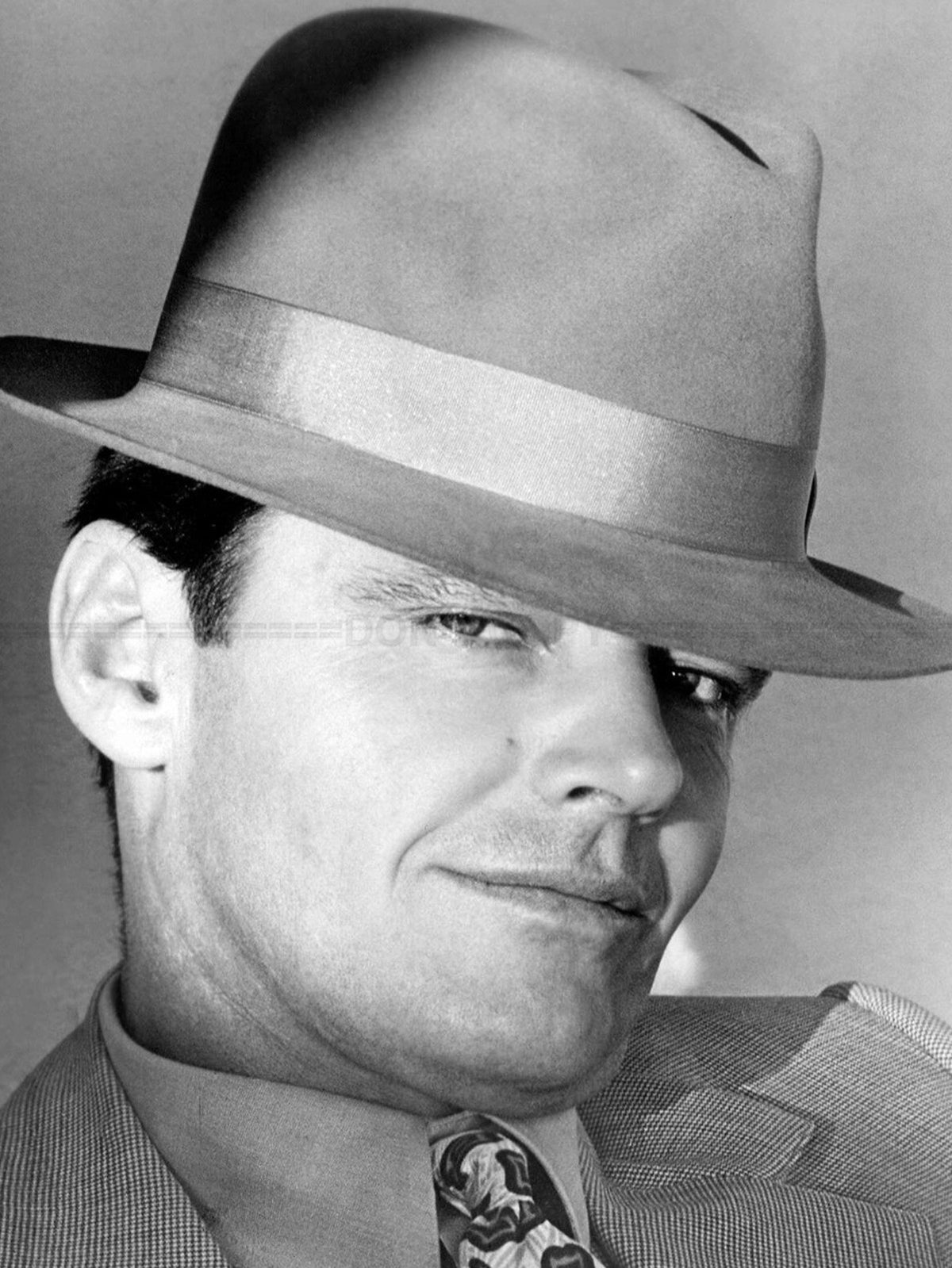 Photo Jack Nicholson - Tournage du film Chinatown à Los Angeles en 1974 - 15x20