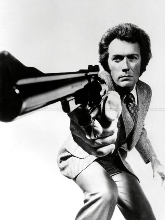 Photo Clint Eastwood - Magnum Force (1973) - Noir et blanc - 15x20