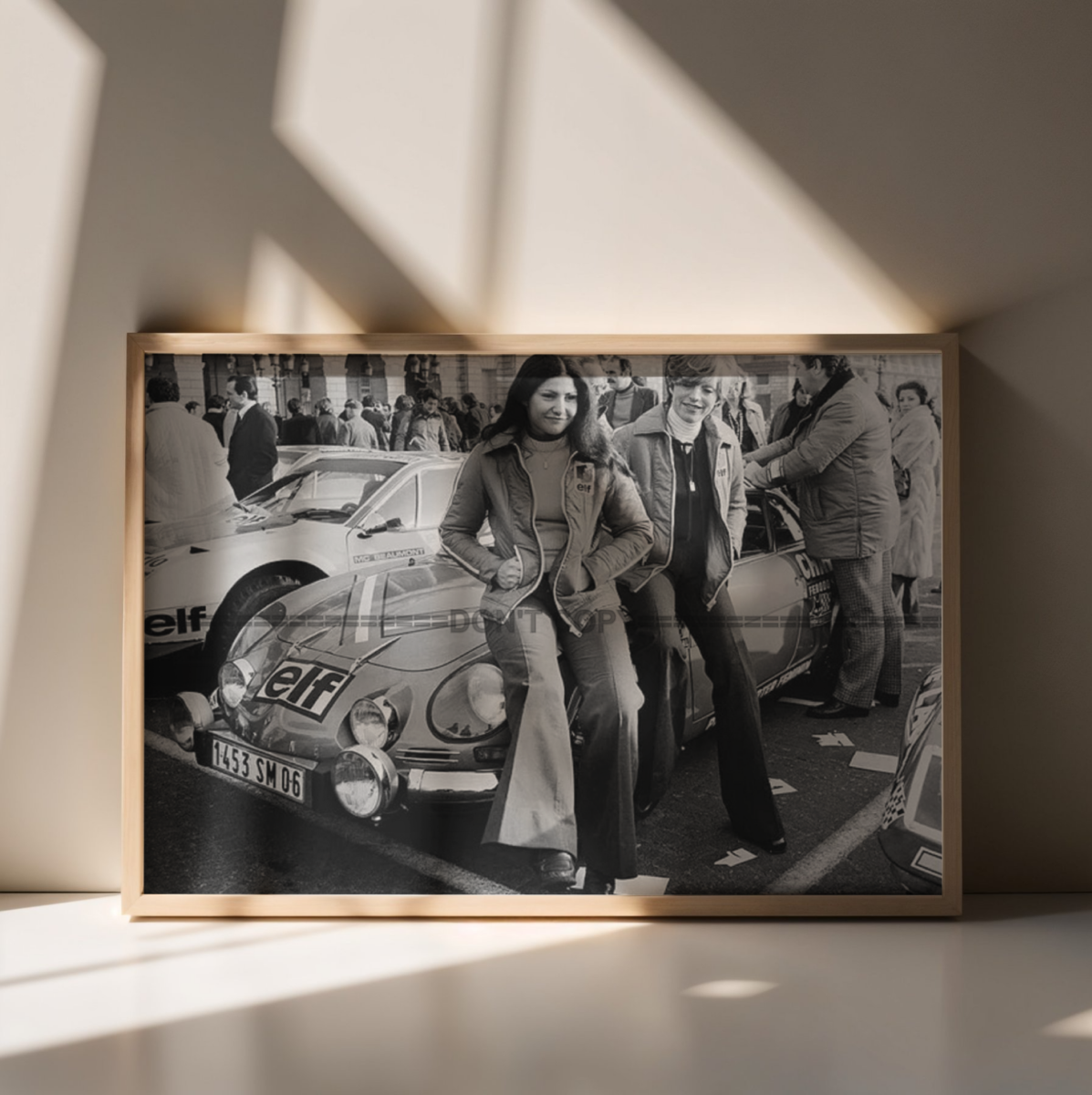 Photo Michèle Mouton, F. Conconi – Alpine A110 Rallye Monte-Carlo (1976) – 15x20