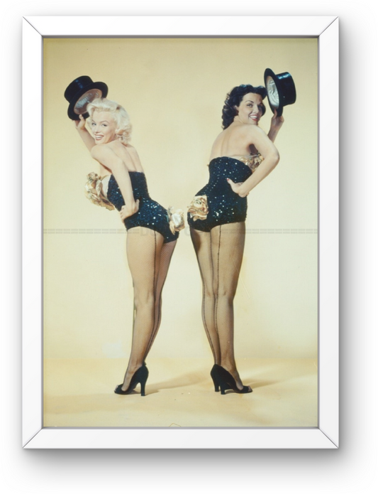 Photo Encadrée Marilyn Monroe & Jane Russell - Gentlemen Prefer Blondes - 15x20