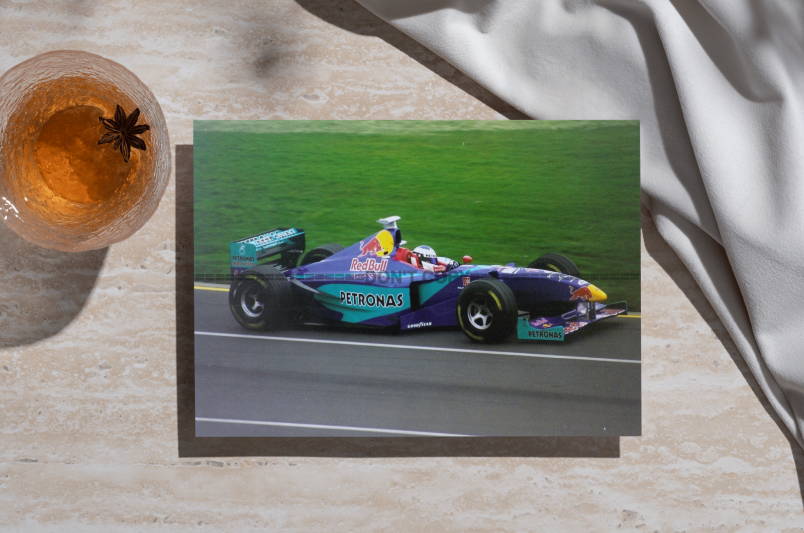 Photo Jean Alesi – Sauber C17 – Grand Prix F1 Melbourne 1998 – Formule 1 – 15×20