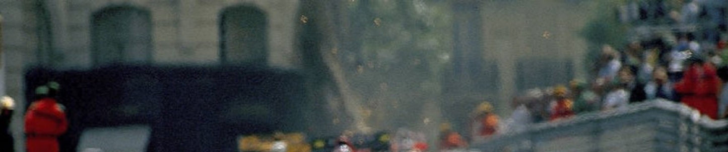 Photo Nigel Mansell devant Ayrton Senna et Alain Prost –  F1 Années 1980 – 15×20