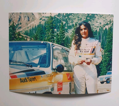 Photo Encadrée Michèle Mouton – Audi Sport Quattro S1 – Pikes Peak 1985 – 15×20